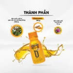 Nước uống giải rượu, thải độc gan Hàn Quốc Ready Q hộp 10 chai x 100ml Korean Red Ginseng - Ảnh 3