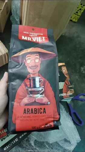 Nhấp để xem toàn màn hình MR.VIET Premium Ground Coffee Collection – Arabica & GoodMorning Robusta | Twin Pack 2 x 250g photo review